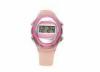 Vogue Pink 3 ATM Waterproof Silicone Digital Watch LCD Alarm Wristwatch