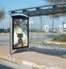 Highlight IPX4 Video / Audio / Photo Outdoor Advertising Displays For Bus Stops