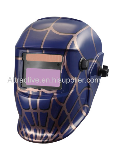 Auto-darkening welding helmets Spiderman design with Different function filters can chose