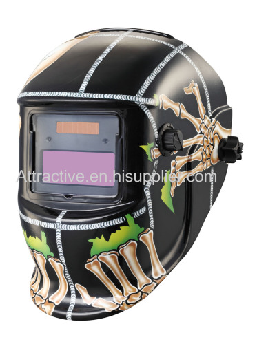 Hot selling Auto-darkening welding helmets with devil design Different function filters can chose external control or in