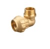 brass threaded elbow compression fittings