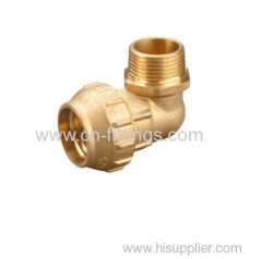 brass threaded elbow compression fittings