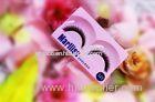 Synthetic Fibre Glitter False Strip Eyelash , Decorated False Eyelashes