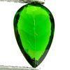 Green Chrome Diopside Gemstones Pears Loose Gems 4mm x 6mm For Bracelets