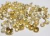 Round Natural Loose Gemstones Golden Yellow Sapphire AAA 0.8MM-2.0MM