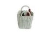 Washable PP Wire Handle Cosmetic Gift Baskets 14 x 9.5 x 20cm