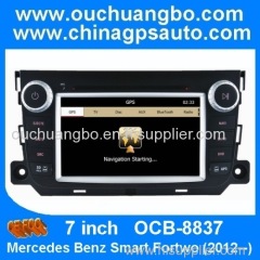 Ouchuangbo Car DVD Stereo Head Unit GPS Player for Mercedes Benz Smart Fortwo (2012--) iPod USB TV System
