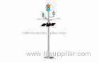 Wind Solar Hybrid Street Light Technical Drawing with 3 turbines group