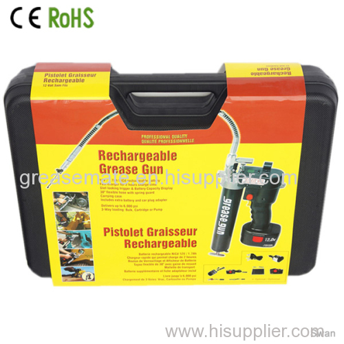 18V Rechargeable Grease Gun lubrication tools