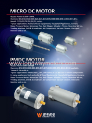 MICRO DC MOTOR & PMDC MOTOR