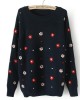 Girls' sweater sunflower Embroidery