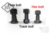 China Construction equipments Hex bolt and nut items