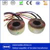 Toroidal audio output amplifier transformer