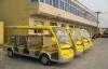 Eleven Passengers 4.2 KW Transit Buddy Line of Electric Shuttle Bus / Sightseeing Bus