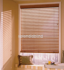 63mm slats wood venetian horizontal blinds with tape ladder Wooden Blinds blind best-selling wood blinds