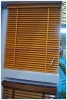 35mm slat ladder stringhigh profile metal headrail Cord cotrol white wood blind/window blinds