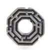 European Style Sterling Silver Labyrinth Beads