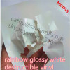 supply high glossy A4 destructible paper sheets with rainbow feature