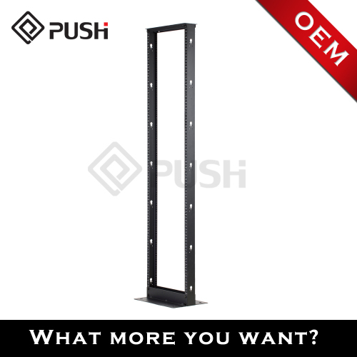 2-post Aluminum open frame 45U network open rack