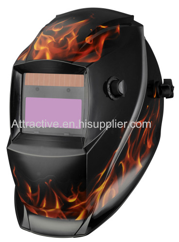 Auto-darkening welding helmets  Grinding/Welding viewing area 98*48mm/3.86 ×1.89   Different function filters can chose