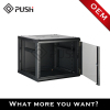 Single section wall mounted cabinet server cabinet
