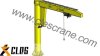 CJZ Series Pillar Mounted Slewing Jib Crane