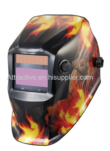 Auto-darkening welding helmets Viewing area 98*43mm/3.86''×1.69''welding&Grinding function with digital diplay