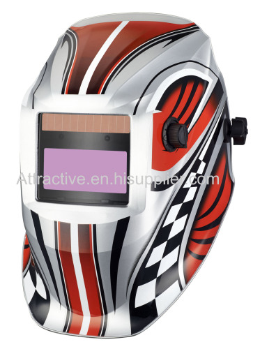 Auto-darkening welding helmets Viewing area 98*43mm/3.86''×1.69''welding&Grinding function with digital diplay