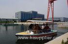 5 People ECO Fully Electric Powered Boat In Lake , 24V 10 KM/H 3 KW