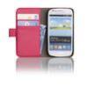 PU Soft Cover for Samsung Galaxy Leather Case for i8190 S3 mini Pink