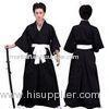 OEM 100% Cotton Black kendo outfit with White Belt for Women , Men