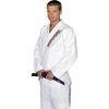 White Kimono Brazilian Jiu Jitsu Gi , Pearl Weave Jacket / Rip stop Pants