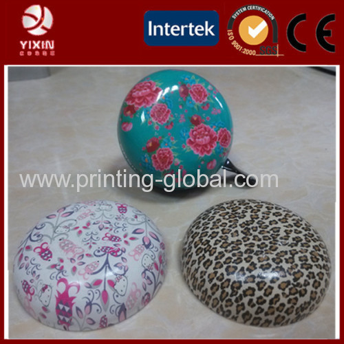 New arrival 3D hot stamping foil for bicycle bell from China