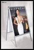 Advertising double sided Aluminium display stand , poster stand A board