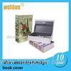 Fashional Home Dictionary Diversion Metal Book Safe with Key Lock