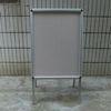 Easy to install or set up Metal Display poster stand with a frame