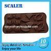 Silicone chocolate mold handbag shaped high heel shoe for christmas