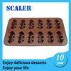Eco-Friendly Flexible Silicone Bakeware Set with 12 cavity silicone ice cube tray