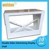 Outdoor double sides Metal Display brackets For Advertising screem