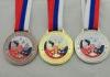 Die Casting 3D Boxing Ribbon Medals with High 3d And High Polishing for Company Promotional Gift