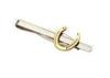 Copper Or Zinc Alloy Or Pewter Personalized Tie Bar Tie Bar Placement With Gold Plating