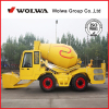 2.5m3 automatic concrete mixer truck with import engine
