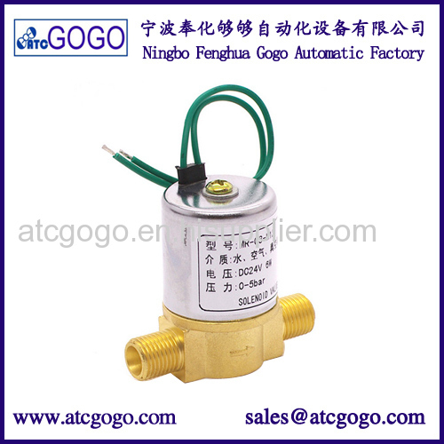 china brand oil valve 2 way fuel solenoid male thread 1/4 1/8 inch