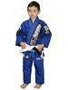 Waterproof Childrens Martial Arts Uniforms Blue and White kimono