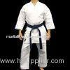 Custom Heavyweight White Karate Uniform Gi in Polyester Cotton