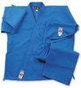 Blue Lightweight GI Karate Uniform , Elastic Waist with Drawstring