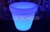 Rechargeable Led lighted garden pots Bule color , Glow led vase