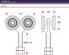 sliding gate guide roller