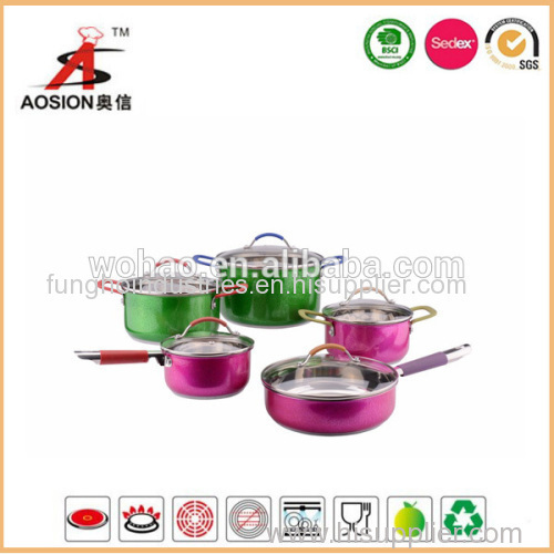 new design stainless steel induction cookware for sale
