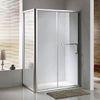 Shower Door/Room with Transparent Glass and 202 Grade Handle